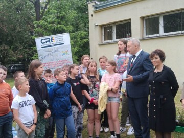 Inauguracja projektu Owocowe łódzkie w Łodzi 2.06.2023 r., 